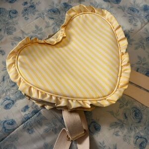 Stoney Clover Lane yellow heart backpack